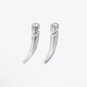 New Tory Burch Silver Drop Earrings